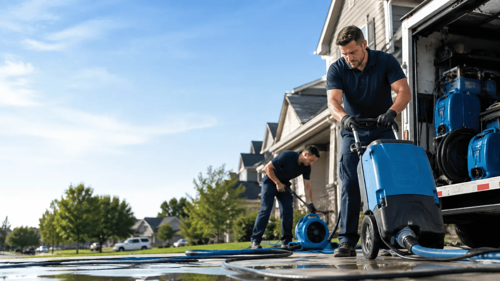 Storm Damage Cleanup being performed in Little Lake, MI
